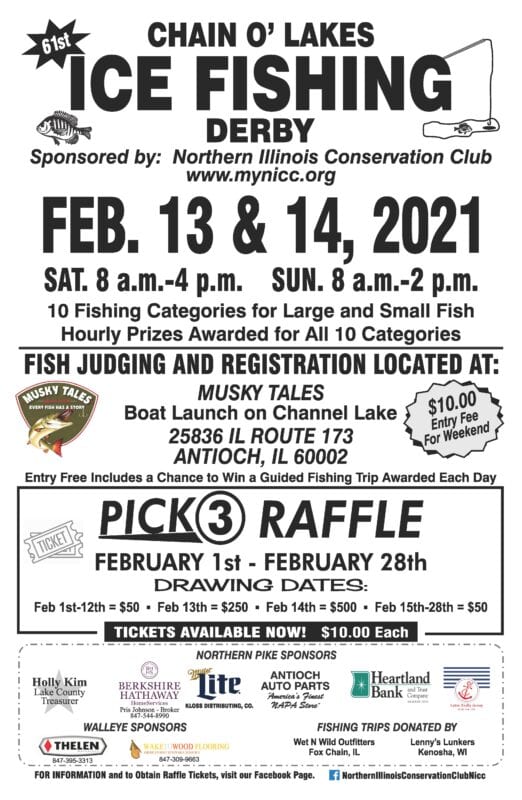NICC 2021 Fishing Derby Poster